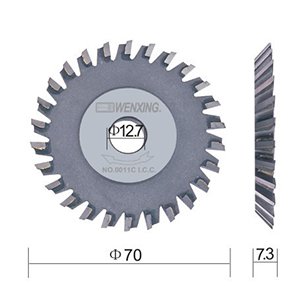 Inserted C.C Key Cutter 0011C I.C.C.
